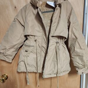 Stylish Beige Parka Jacket
